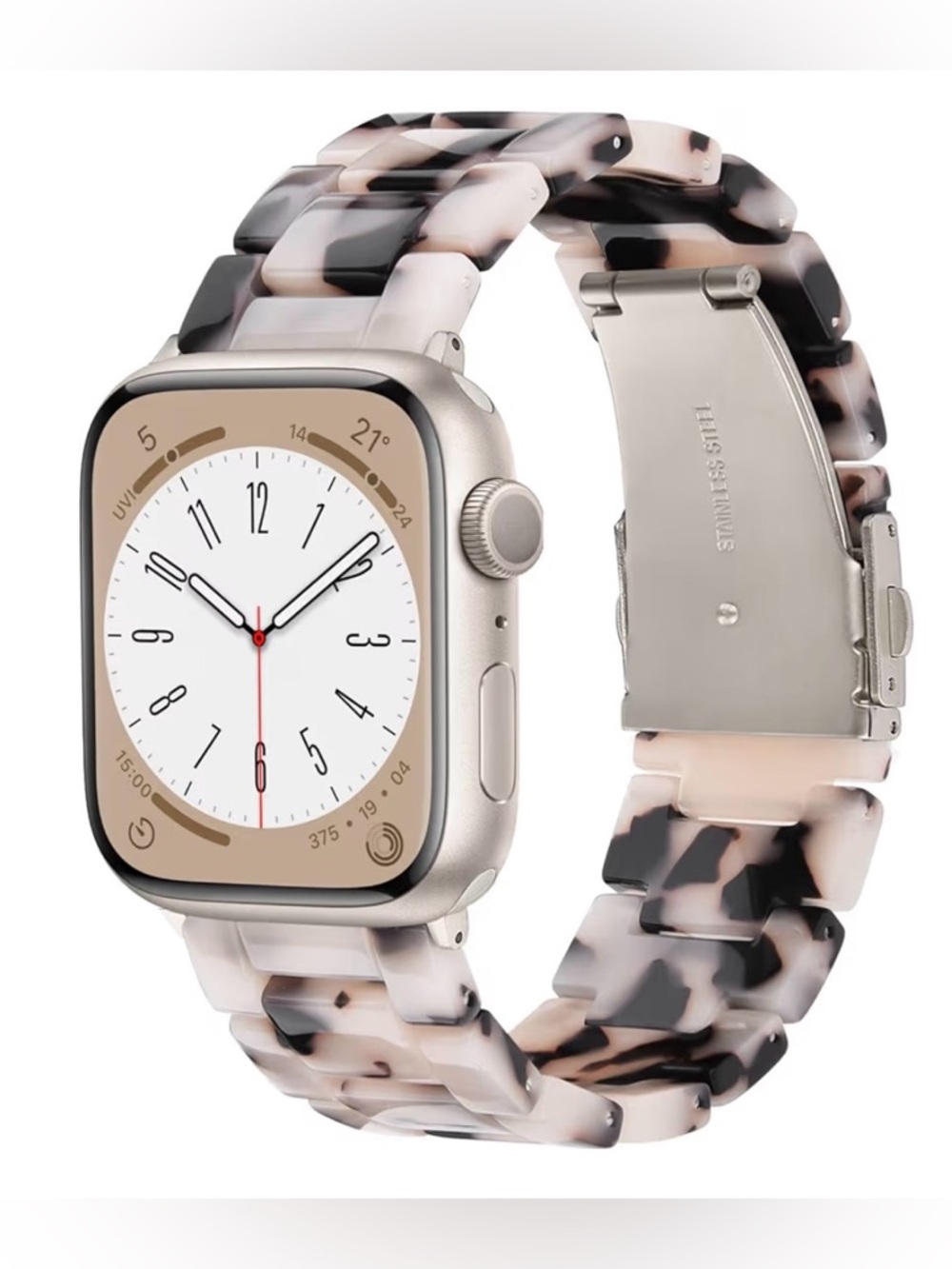 V-MORO Resin Bands Compatible with Apple Watch Series 8/9/10/11 44/45/46/42mm